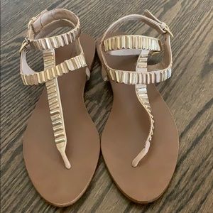 Zara flat sandals